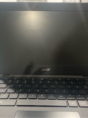 Acer Laptop in Matte Black with Built-in Webcam